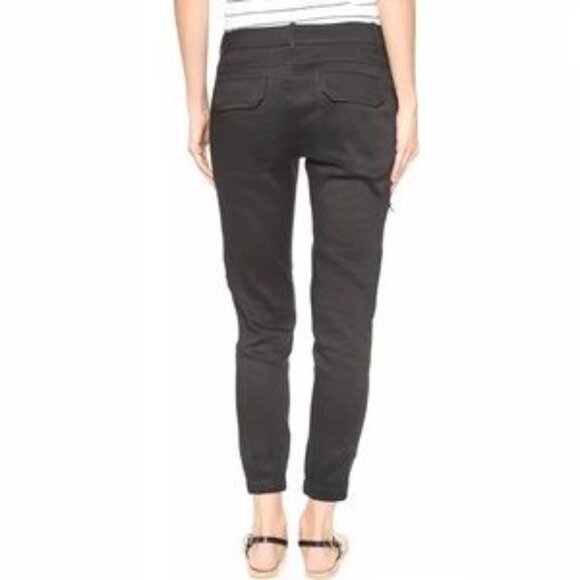 Vince Black Linen Blend Casual Cargo Pants Size XS - Picture 2 of 8